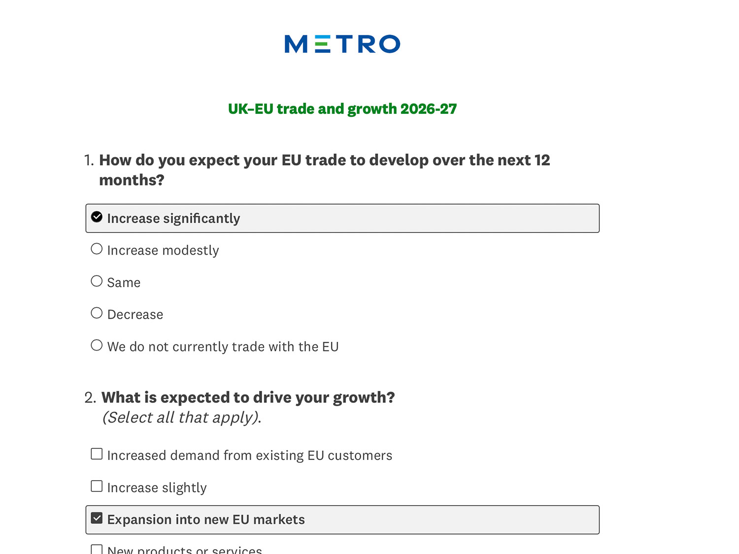 Survey EU