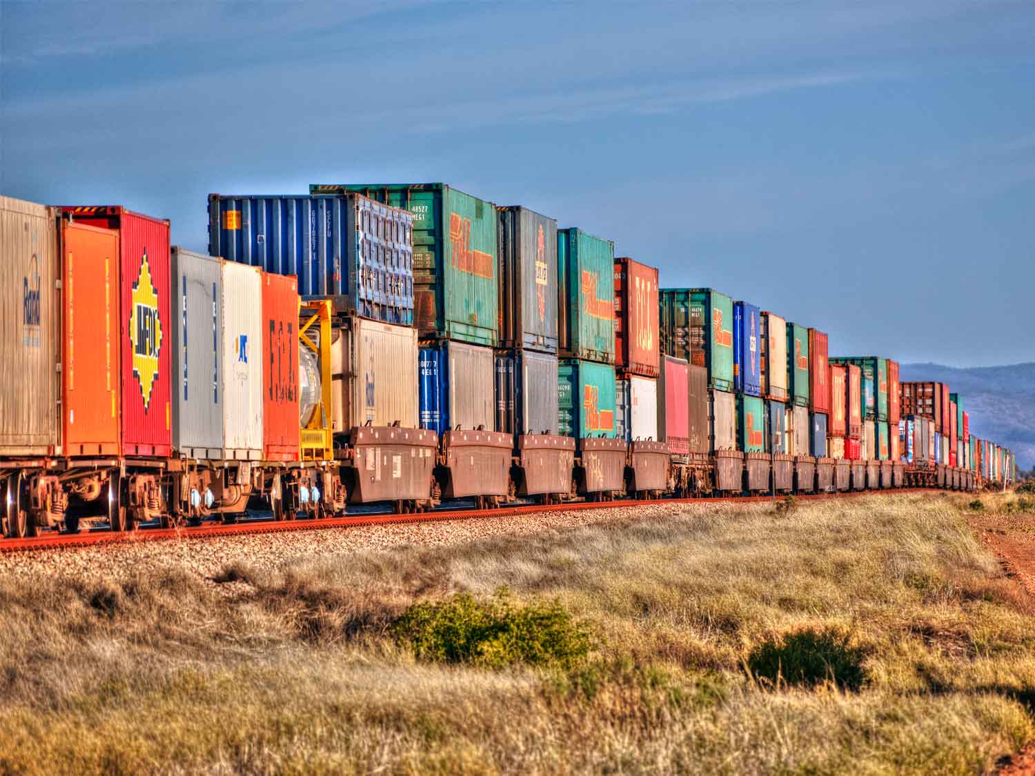 double stack container train